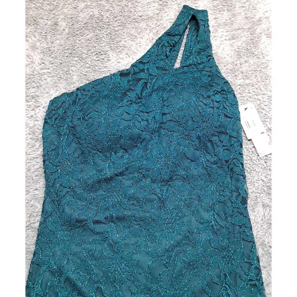 New Bcx Womens Sz 3  One Shoulder Short Dress Mini Form Fitting Dance Prom - Picture 3 of 14